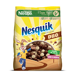 nesquik duo kakaolu buğday ve mısır gevreği