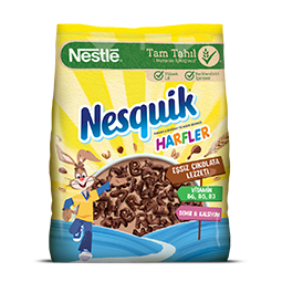 nesquik harfler kakaolu buğday ve mısır gevreği